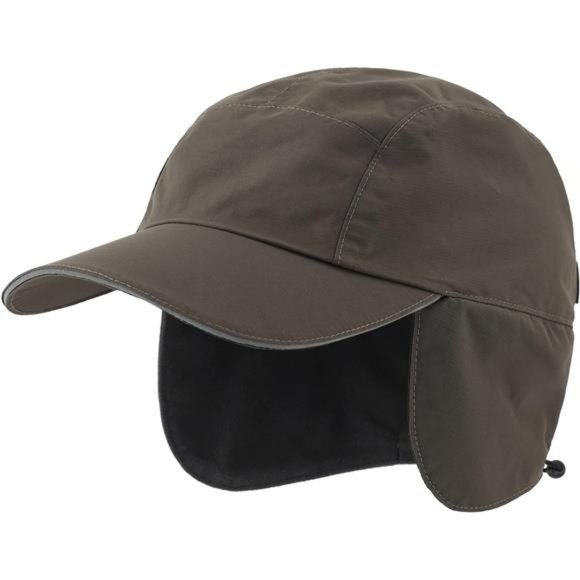 Unisex Men's Waterproof Winter Hat Fleece Lined Earflaps Army Green - Picture 1 of 6